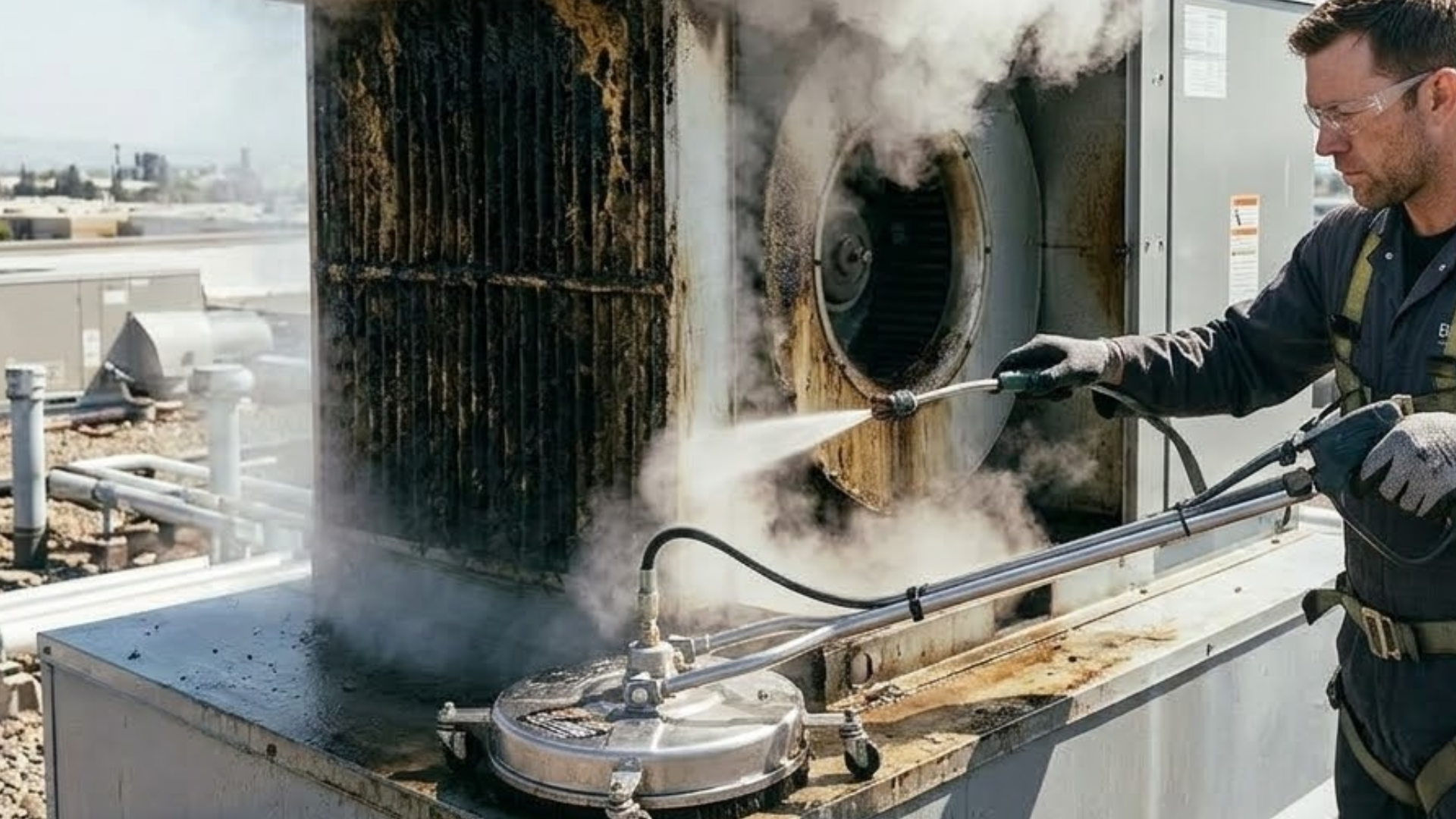 Featured image for “Rooftop Exhaust Fan Cleaning: The Most Overlooked Part of Your Hood”